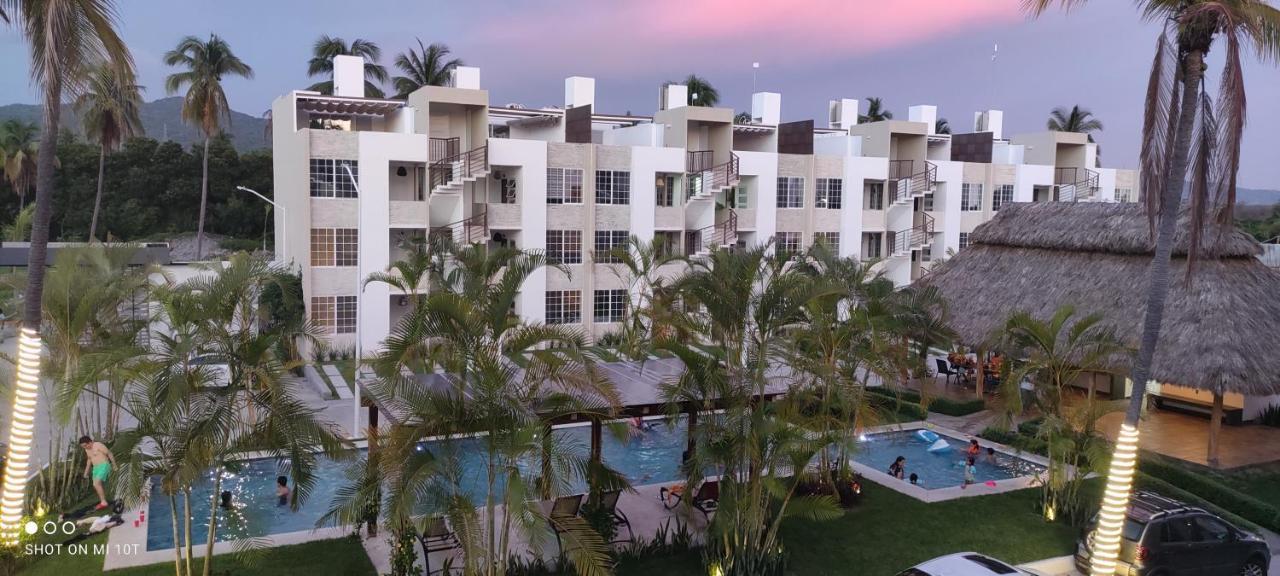 Moderno Depa Con Terraza Y Vista Extraordinaria Διαμέρισμα Manzanillo Εξωτερικό φωτογραφία